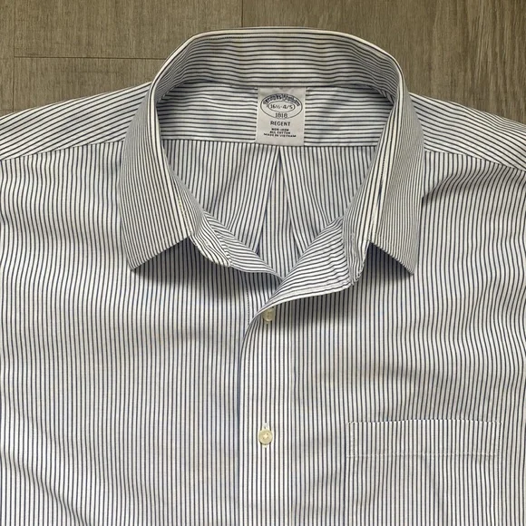 Brooks Brothers | Shirts | Brooks Brothers 65 3435 Regent Fit Striped Dress  Shirt | Poshmark